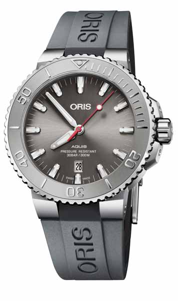 Oris Aquis Date Relief 01 733 7730 4153-07 4 24 63EB - Oris miesten rannekellot - 7612611031989 - 1