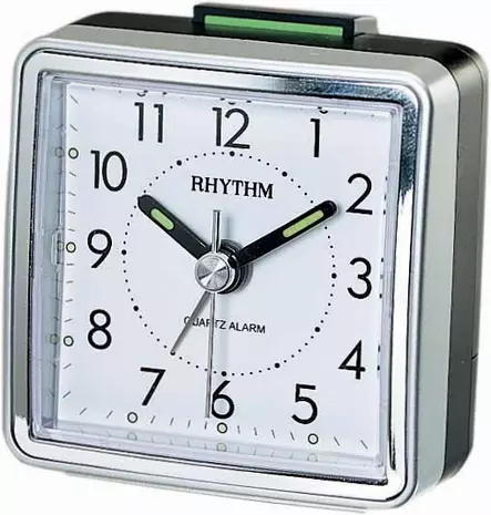 RHYTHM herätyskello hopea CRE210-NR19 - Herätyskellot - CRE210-NR19 - 1