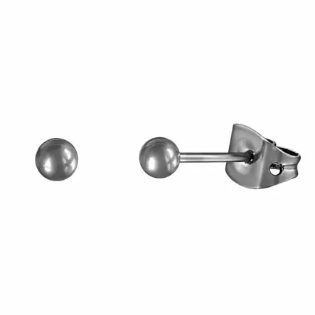 Titaaniset pallokorvakorut 3 mm - Muotikorut - HME189 - 1