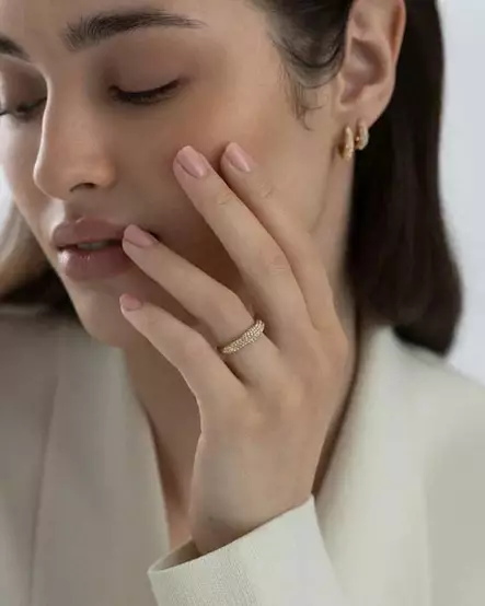 Mockberg Pavé Precious Ring - Terässormukset - MB0199 - 2