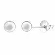 Hopeiset pallokorvakorut 4 mm - Hopeakorut - HME029 - 1