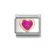 Nomination Classic Fuksia Sydän - Muotikorut - 03022009 - 1