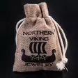 Northern Viking Jewelry Wolf Head partakoru NVJHE009 - Teräskorut - NVJHE009 - 3