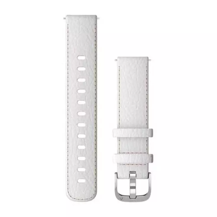 Garmin Quick Release 18mm nahkaranneke valkoinen 010-12932-09 - Garmin rannekkeet - 010-12932-09 - 1