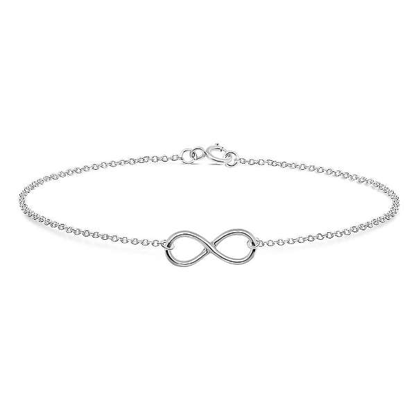 Hopeinen rannekoru Infinity - Hopeakorut - HMB029 - 1