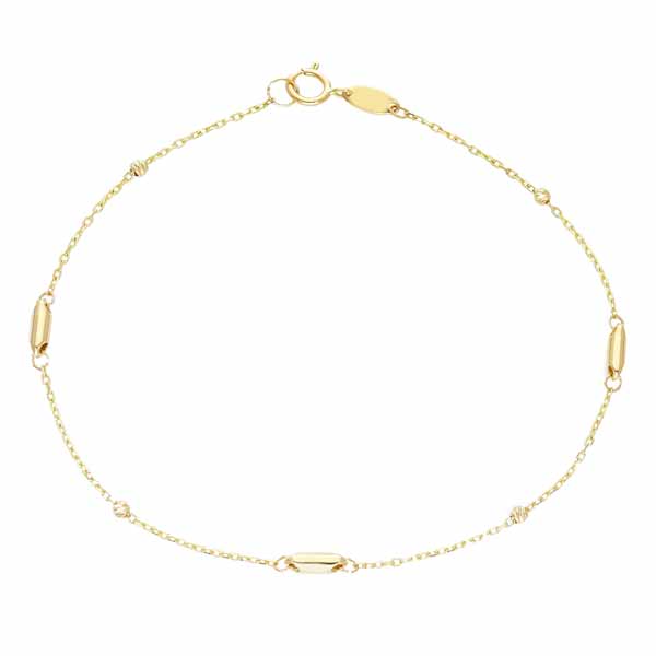 Kultainen rannekoru koristeilla - Kultakorut - HMR-183-19 - 1