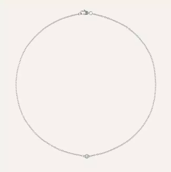 Mockberg Thin Zirkonia -kaulakoru MO329 - Teräskorut - MO329 - 1