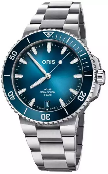 Oris Aquis Date Calibre 400 Sininen - Oris miesten rannekellot - 7612611035949 - 1