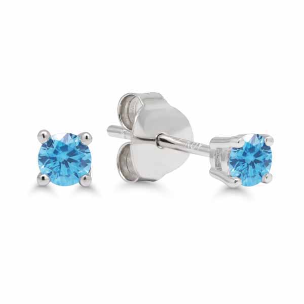 Korutuote Hopeakorvakorut Turkoosi Zirkoni ER-3aqua - Hopeakorut - ER-3aqua - 1