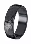 Kohinoor Black Duetto Rock Kihlasormus 0,05 ct Lab - Sormukset materiaaleittain - 006-817-185-LAB - 1