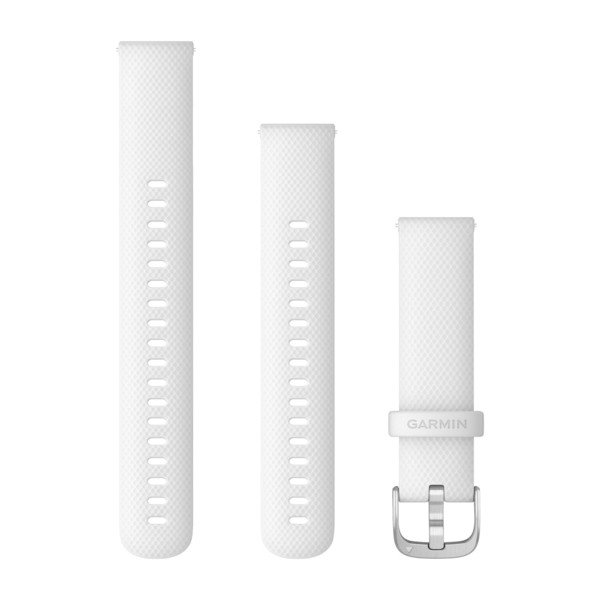 Garmin Quick Release 18mm silikoniranneke valkoinen 010-12932-0B - Garmin rannekkeet - 010-12932-0B - 1
