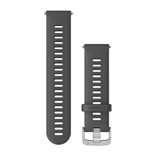 Garmin Quick Release 22mm silikoniranneke harmaa 010-11251-3C - Garmin rannekkeet - 010-11251-3C - 1