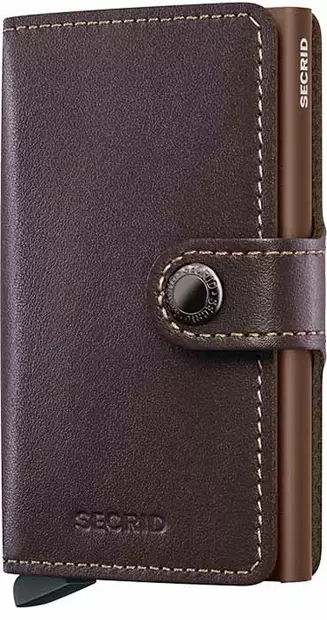 Secrid Miniwallet Original Chocolate - Lompakot ja korttikotelot - MO-CHOCOLATE - 1