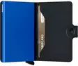 Secrid Miniwallet Matte Black & Blue lompakko - Lompakot ja korttikotelot - MM-BLACK-BLUE - 3