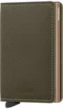 Secrid Slimwallet Saffiano Olive - Lompakot ja korttikotelot - SSA-Olive - 1