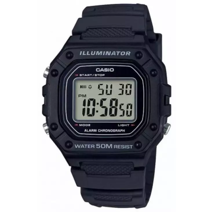 Casio Digital W-218H-1AVEF - Casio miesten rannekellot - W-218H-1AVEF - 1
