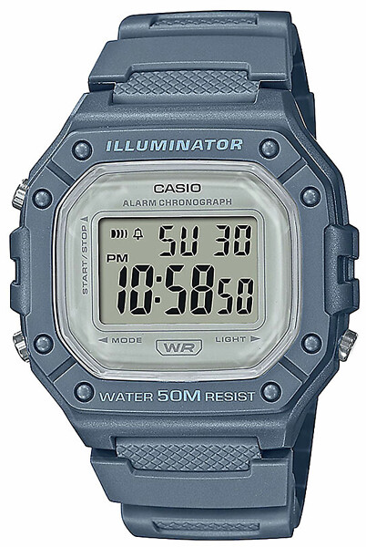 Casio Digital W-218HC-2AVEF - Casio miesten rannekellot - W-218HC-2AVEF - 1