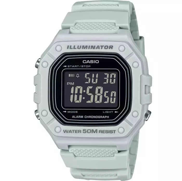Casio Digital W-218H-8BVEF - Casio miesten rannekellot - W-218H-8BVEF - 1
