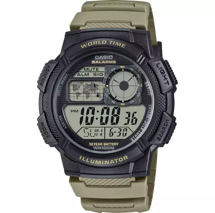 Casio Collection AE-1000W-5AVEF - Casio miesten rannekellot - AE-1000W-5AVEF - 1