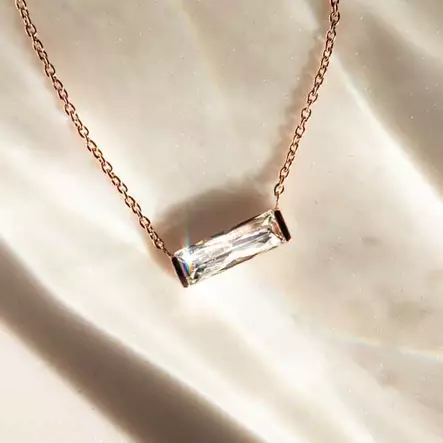 Marmara Sterling ruusukullattu hopeakaulakoru - Hopeakorut - KE790CRG - 2