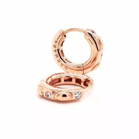 Marmara Sterling ruusukullatut hopeakorvakorut - Hopeakorut - KR773G - 2
