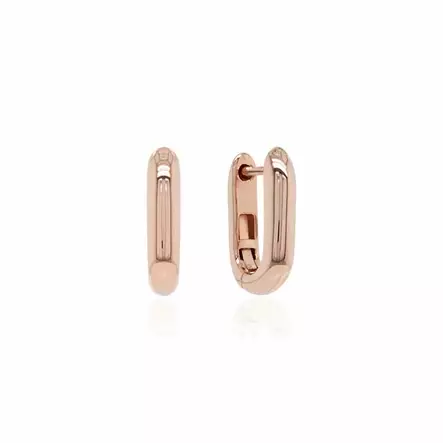 Marmara Sterling ruusukullatut korvarenkaat - Hopeakorut - KR825G - 2