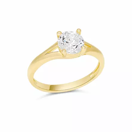 Hopeinen kastesormus SBR-8131ZG - Hopeakorut - SBR-8131ZG - 1