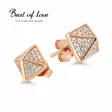 Beat of Love Pyramidi Hopeakorvakorut Rose Gold BOL-E0161ZRG - Hopeakorut - BOL-E0161ZRG - 1