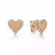 Beat of Love Sydän Rose Gold Hopeakorvakorut BOL-E0779ZRG - Hopeakorut - BOL-E0779ZRG - 1