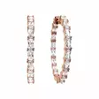 Marmara Sterling Infinity ruusukullatut hopeakorvakorut - Hopeakorut - KR758G - 1