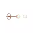 Marmara Sterling ruusukullatut helmikorvakorut 4 mm - Hopeakorut - KR819WG - 1