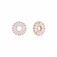 Marmara Sterling ruusukullatut korvakoruhelat - Hopeakorut - KR810G - 1