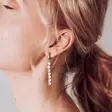Marmara Sterling ruusukullatut korvakoruhelat kristalleilla KR785CRG - Hopeakorut - KR785CRG - 2