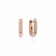 Marmara Sterling ruusukullatut korvarenkaat - Hopeakorut - KR825G - 2