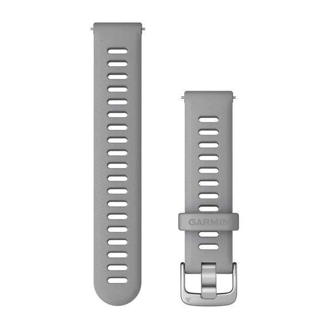Garmin Quick Release 18mm silikoniranneke vaaleanharmaa 010-11251-3G - Garmin rannekkeet - 010-11251-3G - 1