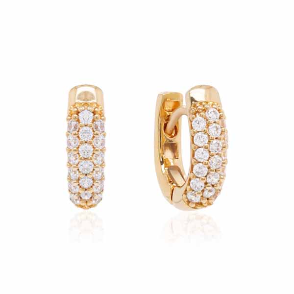 Marmara Sterling kullatut korvarenkaat KR660NYG - Hopeakorut - KR660NYG - 1