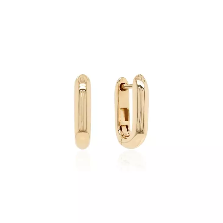 Marmara Sterling kullatut korvarenkaat KR825YG - Hopeakorut - KR825YG - 1