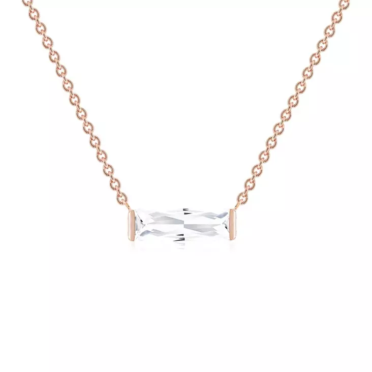 Marmara Sterling ruusukullattu hopeakaulakoru - Hopeakorut - KE790CRG - 1