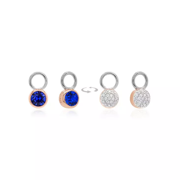 Marmara Sterling ruusukullatut käännettävät hopeakorvakoruhelat - Hopeakorut - KR798SAPBG - 1