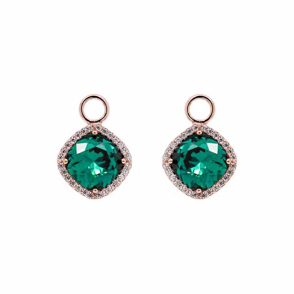 Marmara Sterling ruusukullatut korvakoruhelat KR711EMG - Hopeakorut - KR711EMG - 1