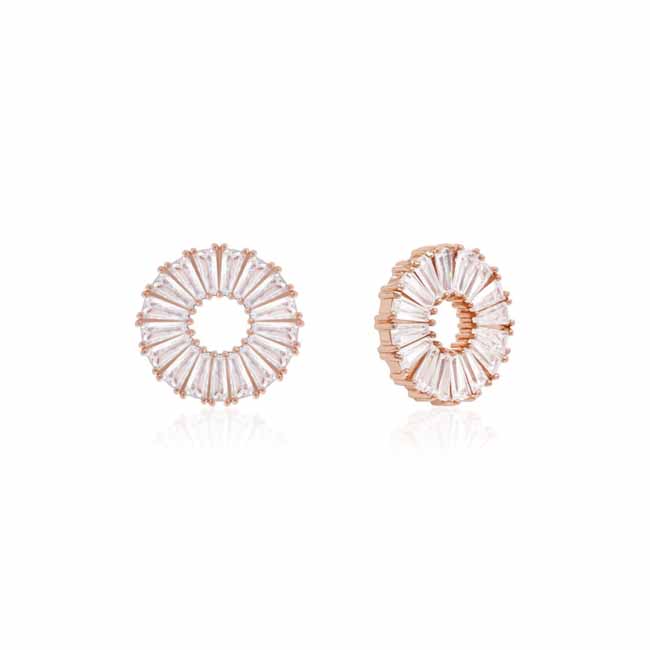 Marmara Sterling ruusukullatut korvakoruhelat - Hopeakorut - KR810G - 1