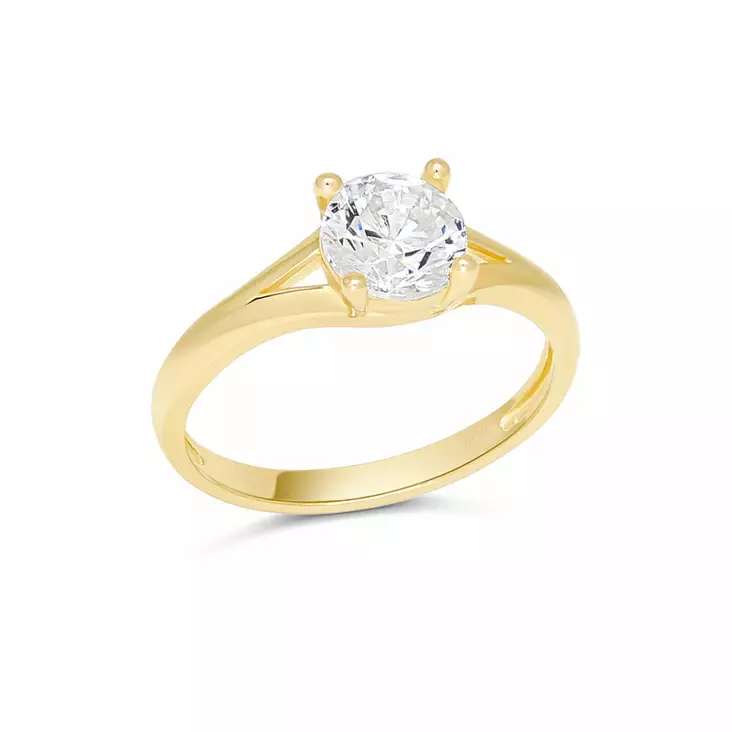 Hopeinen kastesormus SBR-8131ZG - Hopeakorut - SBR-8131ZG - 1