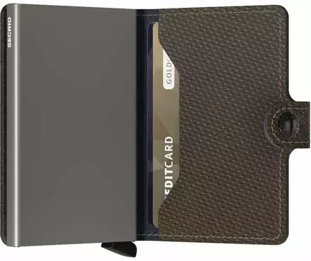Secrid Miniwallet Carbon Khaki - Lompakot ja korttikotelot - MCA-KHAKI - 2