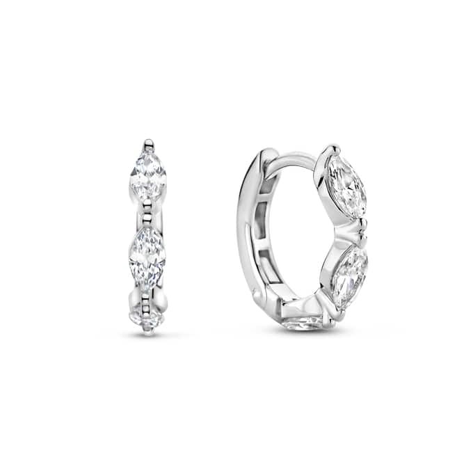 Ti Sento Milano hopeiset korvarenkaat 7927ZI - Hopeakorut - 7927ZI - 1