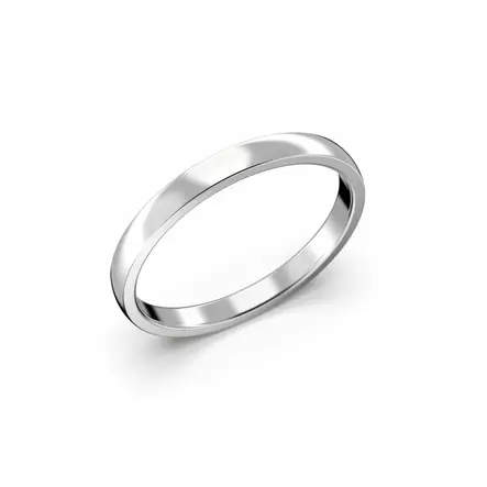 Festive Firenze Light kihlasormus 2 mm valkokulta - Valkokultasormukset - TFL20-13-VK - 1