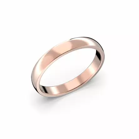 Festive Firenze Light kihlasormus 3 mm punakulta - Punakultasormukset - TFL30-13-PK - 1