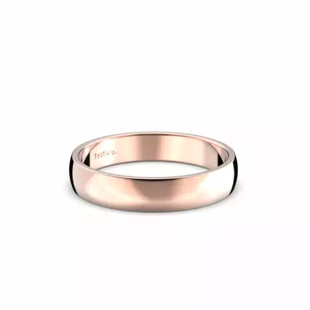 Festive Firenze Light kihlasormus 4 mm punakulta - Punakultasormukset - TFL40-13-PK - 2