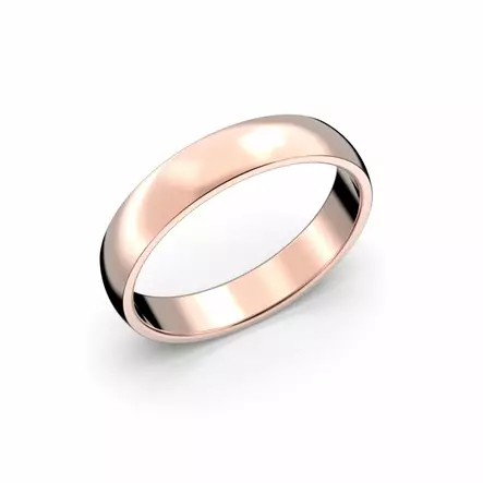 Festive Firenze Light kihlasormus 4 mm punakulta - Punakultasormukset - TFL40-13-PK - 1