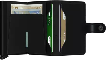Secrid Miniwallet Matte Black - Lompakot ja korttikotelot - MM-BLACK - 2
