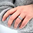 Festive Routa Ikirakka timanttisormus valkokulta 0,23 ct - Solitaire sormukset - 628-023-VK - 5